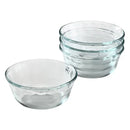 TTPY-4-Piece Pyrex Prepware 10 oz Dessert Set