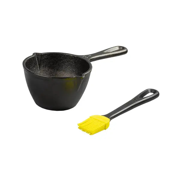 TTPY-Cast Iron Melting Pot and Silicone Brush