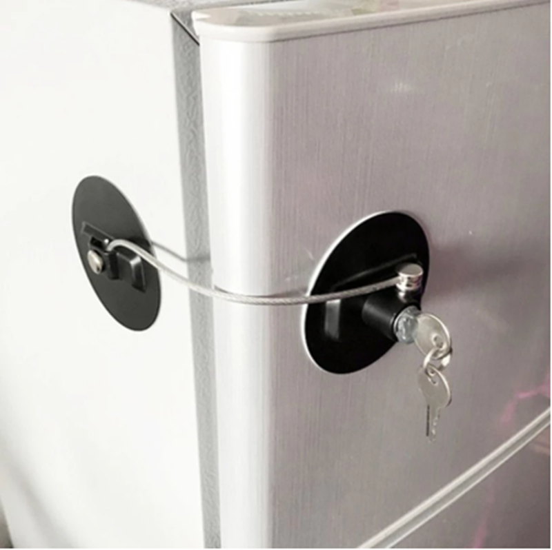 SK917-Refrigerator Lock Child Lock Sliding Door Lock