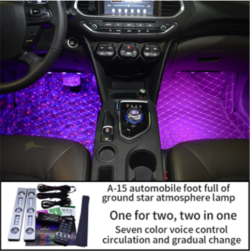 SK778-Car Decorative Lamp USB LED Light Star Starry Night Automobile Atmosphere Light Car Interior Accessories