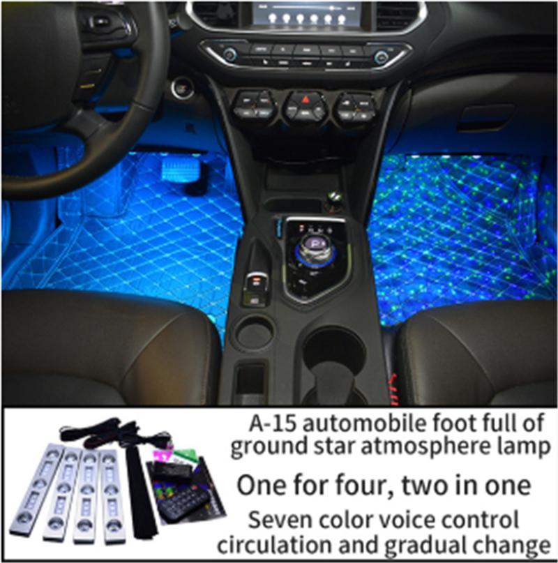 SK778-Car Decorative Lamp USB LED Light Star Starry Night Automobile Atmosphere Light Car Interior Accessories