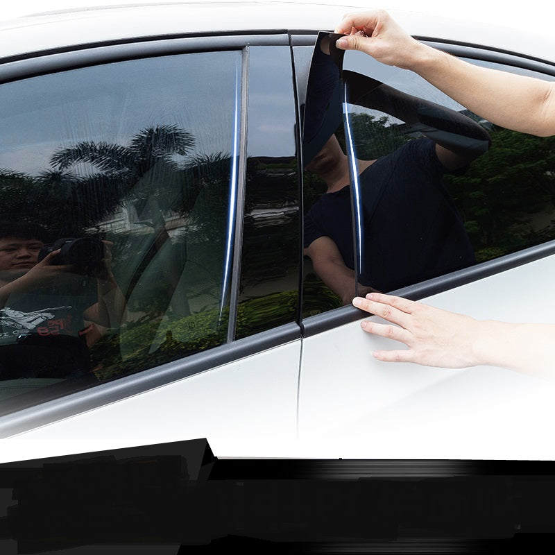 SK675-Mazda Angkesaila CX-30CX-3 Modified Car Window Trim PC Mirror Center Column Stickers