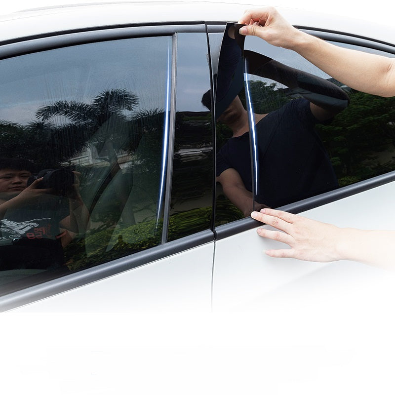 SK675-Mazda Angkesaila CX-30CX-3 Modified Car Window Trim PC Mirror Center Column Stickers