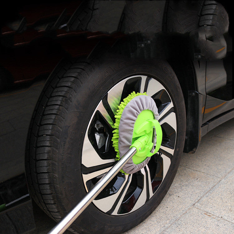 SK800-Chenille Three-Section Wax Brush Car Wax Duster Car Chenille Cleaning Brush Car Retractable Cleaning Brush