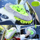 SK800-Chenille Three-Section Wax Brush Car Wax Duster Car Chenille Cleaning Brush Car Retractable Cleaning Brush