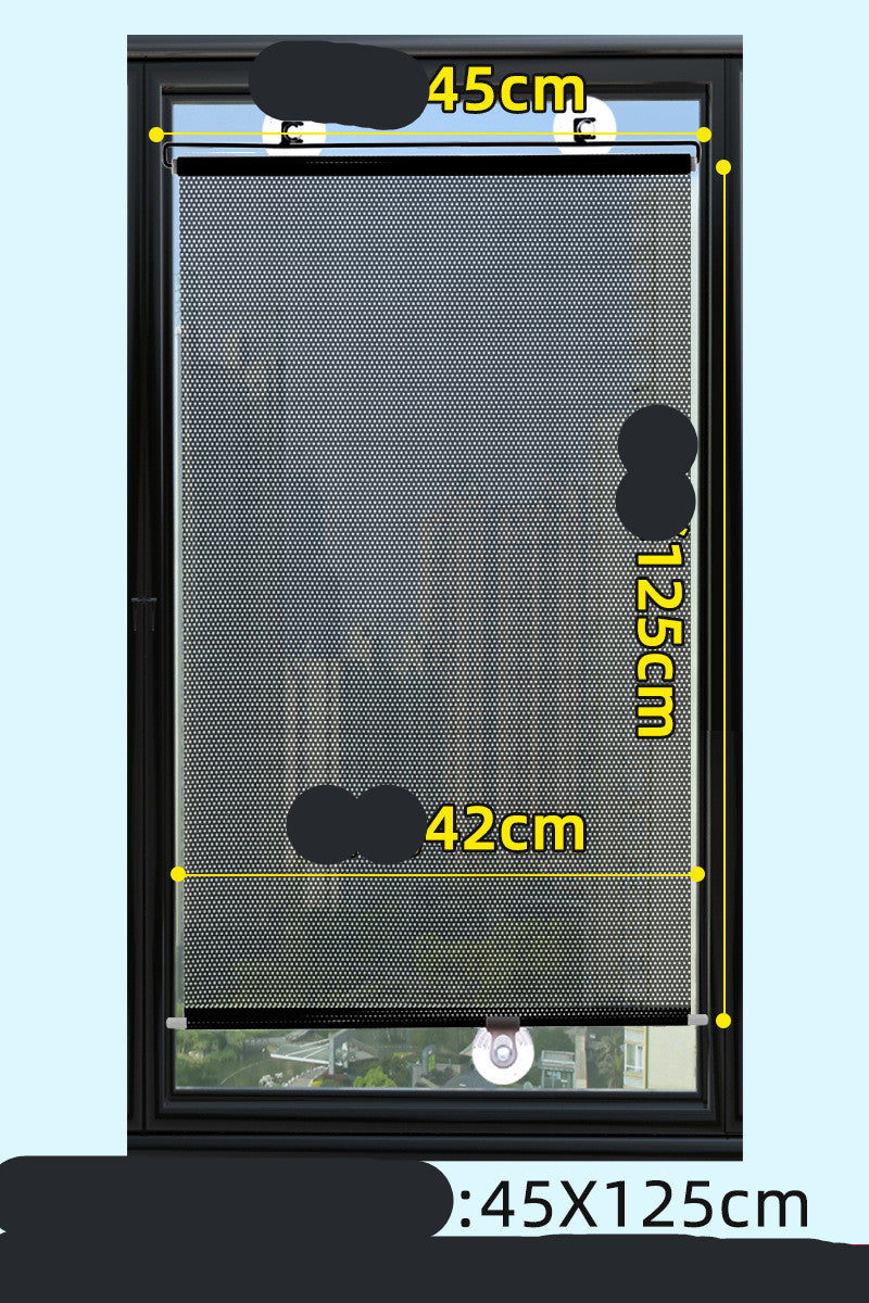 SK765-Sun-Shading Curtains,Roll-And-Pull Balcony Sun-Proof Window Blinds