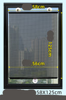 SK765-Sun-Shading Curtains,Roll-And-Pull Balcony Sun-Proof Window Blinds