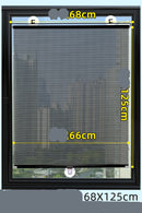 SK765-Sun-Shading Curtains,Roll-And-Pull Balcony Sun-Proof Window Blinds