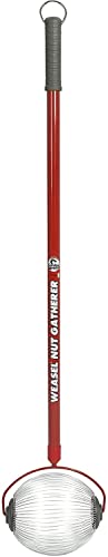 CCM-Garden Weasel Nut Gatherer 95314 - Medium Yard Roller - Picks up Pecans, Large Acorns, Sweet Gum Balls, Hickory Nuts, and More from .75¡± to 2¡±