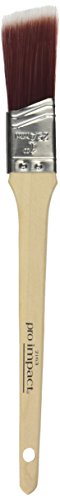 TQ01 Linzer 0100 Pro Impact 2163 Square End Sash Paint Brush, 1 in Width, Angular Chiseled Polyester, MulticolorLenth:27.9cm;Width£º7.6cm;Height:5.1cm