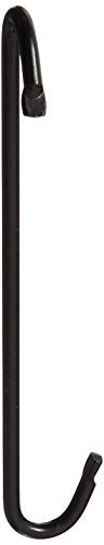 CCC-Panacea Double J Hook 8 " Long Wrought Iron Black;Length:20.3cm;Width:2.5cm;Height:91cm