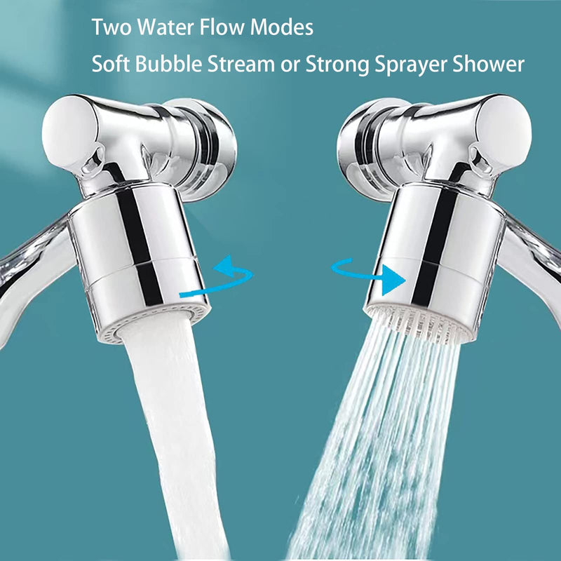 SK767-Universal Faucet Washbasin Multifunctional 1080 Degree Rotation Splash Proof