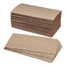 WL01  SKILCRAFT, Folded Paper Towels, 1-Ply, 9.25 x 5.38, Kraft, 250/Bundle, 16 Bundles/Box
