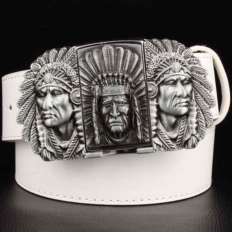 SK847-Indian Kerosene Lighter Belt Men's