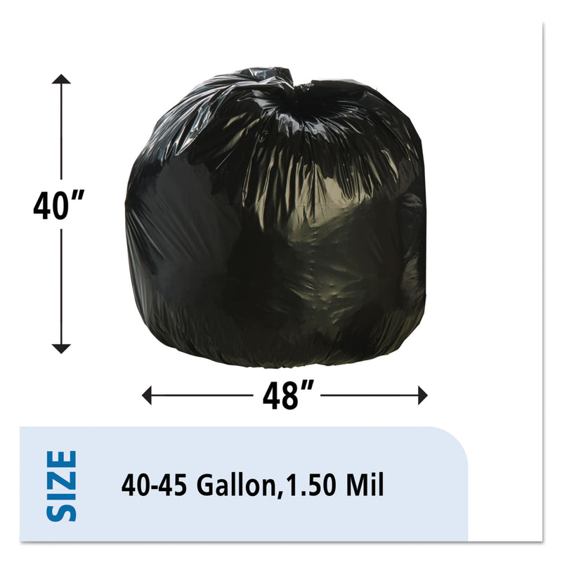WL01  SKILCRAFT Recycled Content Trash Can Liners, 45 gal, 1.5 mil, 40\\" x 48\\