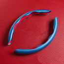 SK746-Carbon Fiber Pattern Car Steering Wheel Cover