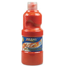 DX08 Prang Washable Paint, Orange, 16 Oz Dispenser-Cap Bottle X10702 USS-DIX10702