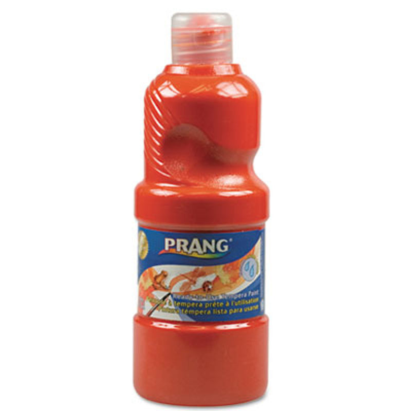 DX08 Prang Washable Paint, Orange, 16 Oz Dispenser-Cap Bottle X10702 USS-DIX10702