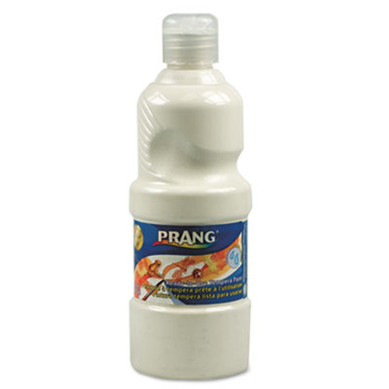 DX08 Prang Washable Paint, White, 16 Oz Dispenser-Cap Bottle X10707 USS-DIX10707