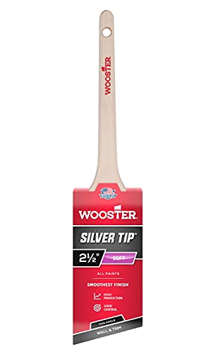 TQ01 Wooster Brush 5224-2 1/2 Sash Paint Brush, 2.5 Inch, SilverLenth:6.3cm;Width£º2.3cm;Height:32.1cm
