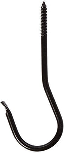 CCM-Panacea 89404 Forged Threaded J Hook, Black, 6-Inch;Length:15.2cm;Width:0.5cm;Height:45cm