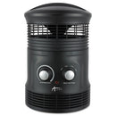 WL01  360 Deg Circular Fan Forced Heater, 750 W, 8 x 8 x 12, Black