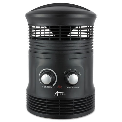 WL01  360 Deg Circular Fan Forced Heater, 750 W, 8 x 8 x 12, Black