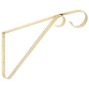 CCE-National Hardware N274555 9" Brass Plant Bracket;Length:25.9cm;Width:2.5cm;Height:181cm
