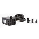 CCA-Beckett Corporation 7202610 GPH Submersible Auto-Shutoff Small Pump for Indoor/Outdoor Ponds, Fountains, Water Gardens, Maximum Flow of 160 Gallons Per Hour, Black;Length:6.4cm;Width:5.3cm;Height:454cm