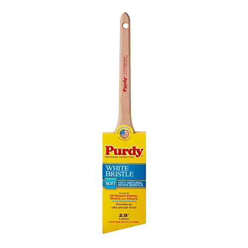 TQ01 2-1/2" Purdy 144024425 Adjutant Angled Sash Paint Brush, White China BristleLenth:1.9cm;Width£º6.7cm;Height:33.7cm
