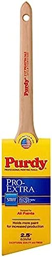 TQ01 2-1/2" Purdy 144080725 Pro-Extra Dale Angled Sash Paint Brush, Tynex Chinex & OrelLenth:2.2cm;Width£º6.7cm;Height:34cm