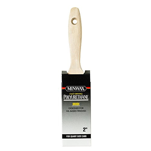 TQ01 Minwax 427350008 Polyurethane 2" Trim-Black China Bristle Blend Brush/Roller/Applicator, 2 Inch, WhiteLenth:25.4cm;Width£º5.1cm;Height:2.5cm