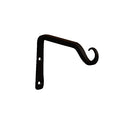 CCE-Achla Designs Straight Upcurled Wall Bracket Hook, 6-inch (TSH-09), Black;Length:15.2cm;Width:10.2cm;Height:204cm