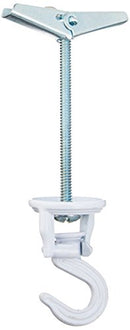 CCE-Panacea 86132 Swivel Ceiling Hook, White;Length:3.3cm;Width:11.7cm;Height:91cm