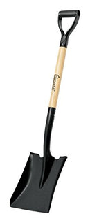 CCM-Home Plus Steel 8 in. W x 38.5 in. L Square Point Shovel Wood Handle;Length:25.4cm;Width:109.2cm;Height:10886cm