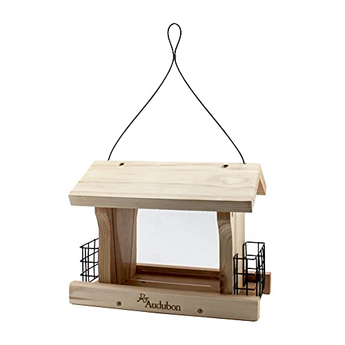 CCK-Woodlink NARANCH3 12-Inch Audubon Cedar Ranch Wild Bird Feeder, Large;Length:30.5cm;Width:26cm;Height:1814cm