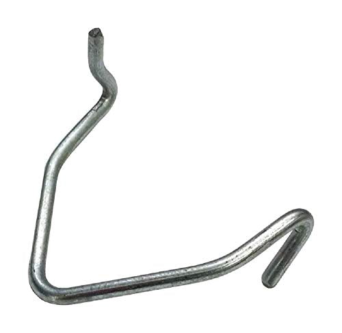 CCJ-Dare 9 in. H 11 Gauge Gray/Silver Galvanized Steel T-Post Clip;Length:30.5cm;Width:17.8cm;Height:726cm