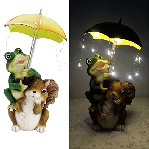 CCG-STATUE FROG/SQURL PLYRSN