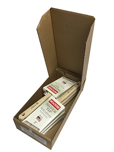 TQ01 Wooster Brush 5221 3 inch Silver Tip Angle Sash Paintbrush, Pack of 6Lenth:15.2cm;Width£º8.3cm;Height:34cm
