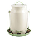 CCK-Perky-Pet MCF001 Hopper Milk Pail Wild Bird Feeder, No Size, Pale White;Length:24.8cm;Width:31.8cm;Height:1352cm