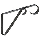 CCE-National Hardware N274-514 V2653 Plant Brackets in Black, 6";Length:10.4cm;Width:18.8cm;Height:141cm
