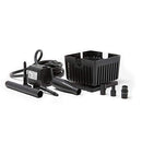 CCA-Beckett Corporation CGFK60 Submersible Pump and Container Kit Ideal for Mini Fountains, Water Gardens, and Bird Baths, Black