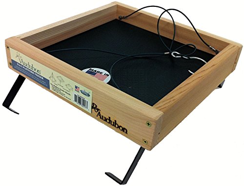 CCK-Audubon 3 in 1 Wild Bird 3 Cedar/Screen Platform Bird Feeder 1 ports;Length:33.8cm;Width:31.5cm;Height:998cm