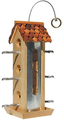 CCK-Tin Jay Twig Style Perch Bird Feeder;Length:31.1cm;Width:38.7cm;Height:1751cm