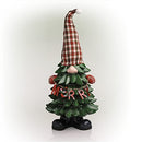 CCG-Alpine Corporation 28" H Polyresin Christmas Tree Merry Gnome Decoration with Color Changing LED Lights