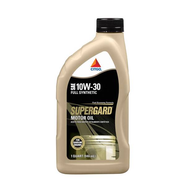 WL01 CITGO Supergard 10W30 Full Synthetic Motor Oil