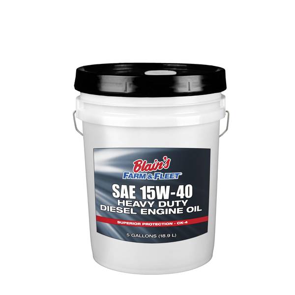 WL01 Blain's Farm & Fleet 5 Gallon 15W-40 Diesel Fleet Engine Oil