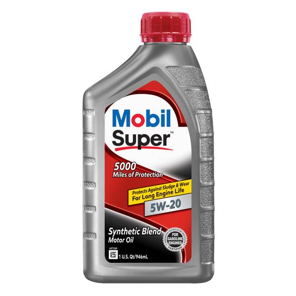WL01 Mobil 1 Quart 5W-20 Super Synthetic Blend Motor Oil