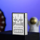 SK742-Strong Windproof Red Flame Lighter Ratchet Roller Zinc Alloy Machine