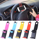 SK912-Car Steering Wheel Phone Clip Mount Holder Universal Bike Auto Camera GPS Stand Bracket For Phone